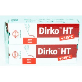 Quality Tube of DIRKO HT RED SEALANT Silicone 70 ML Compatible with STHL MS 029 290 200 390 192 193 - Set of 2