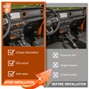 SENSHINE AC Knob Cover Vent Outlet Trim Ring for Jeep