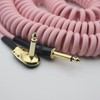 Aestivate Guitar Cable, Coiled Design (20ft-Pink)