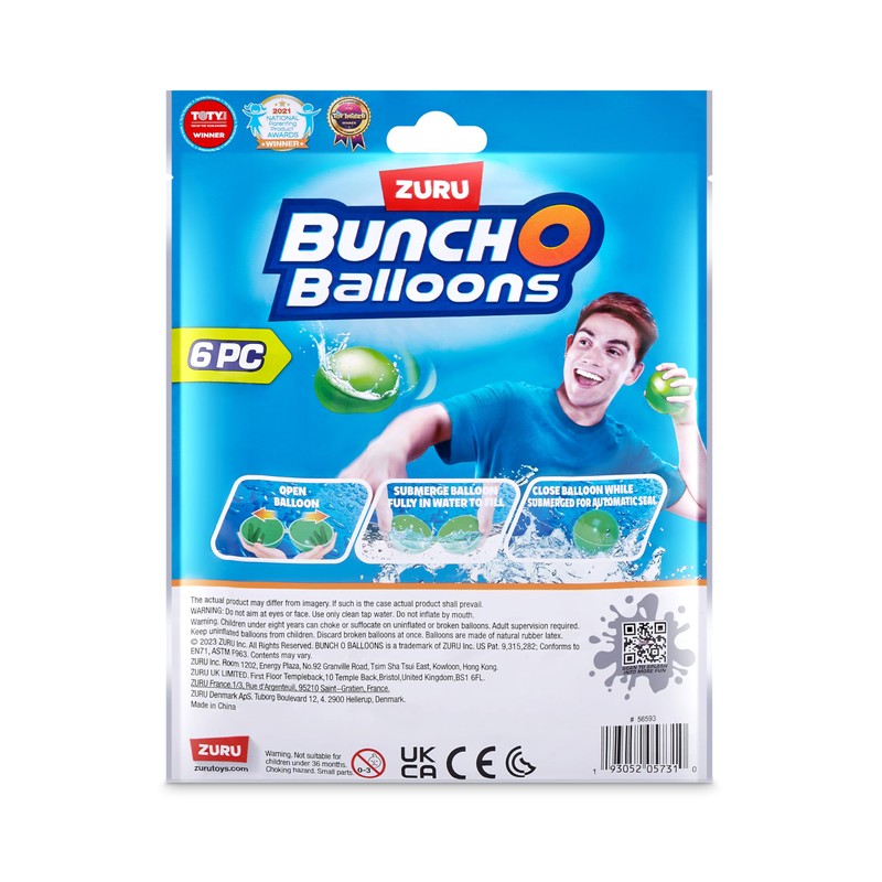 Bunch O Balloons Reusable Water Balloons 18 Pack by ZURU