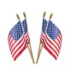 Anley Lot of 12 US National Stick Flags, 4 x