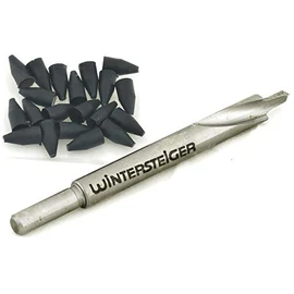 Binding Mount Drill Bit (3.5mm x 9.5mm) - Binding Mounting Drill Bits, Accessories to Set Bindings on Skis, Includes 25 Binding Hole Plugs to Close Open Holes, for All Ski Bindings