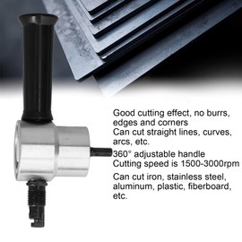 ANKROYU Metal Cutter, HSS Double Headed Cutter, Wear Resist Drill Attachment Cutter, Power Tool Cutter, Sheet Metal Cutter Tool for Copper Aluminum