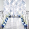 SanBouSi 65FT x 3FT Aisle Runner for Wedding Ceremony, Silver