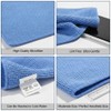 Mcsher Microfiber Cleaning Cloths - 6 Pcak, Blue, 6"x 7"