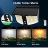 intelamp Solar Motion Sensor Light Outdoor Security Flood Light Waterproof