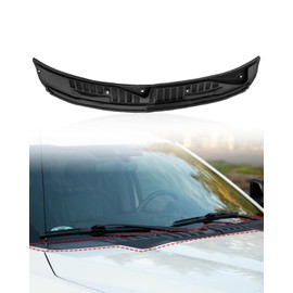 JUFWKO Pair Windshield Wiper Cowl Cover Panel Compatible with Ford F250 F350 2017-2022, Replace HC3Z-25022A68-AA HC3Z-25022A69-AA Left Right Front Windshield Window Wiper Cowl Grille Insert Panel