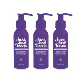 Just for Teens Sea Moss Moisturizer Pack of 3 – 6oz Face Cream with Aloe Vera & Tea Tree Oil