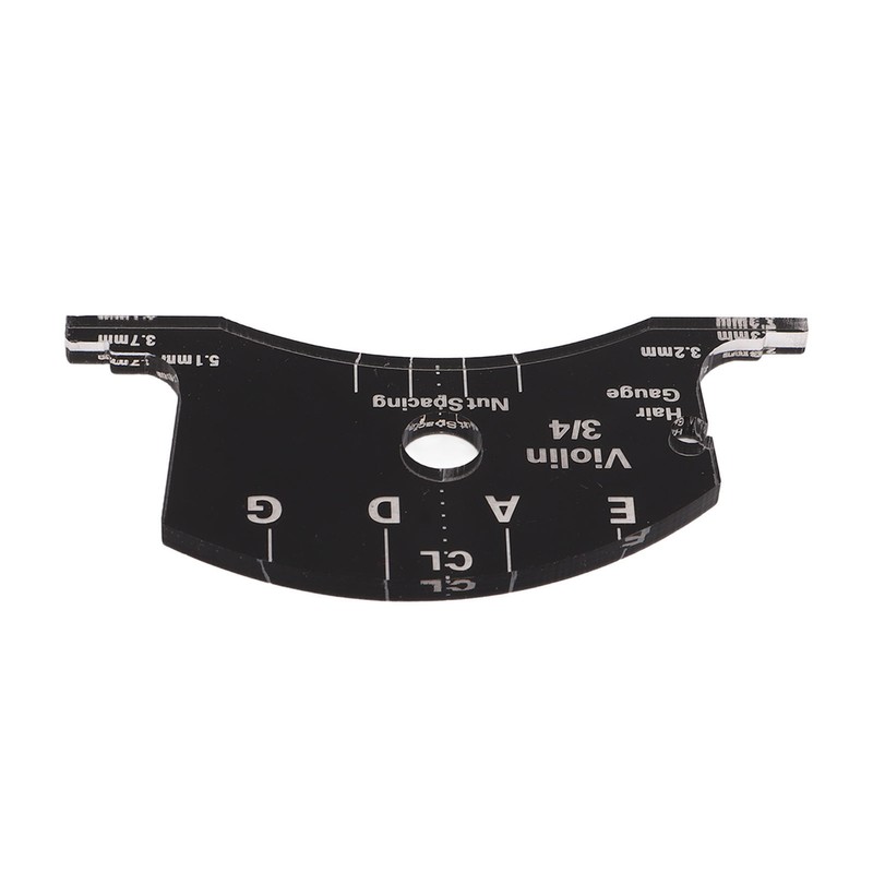 Violin Bridge Reference Tool Acrylic Accurate Violin Bridge Mold Fingerboard
