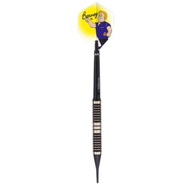 Barney Soft Tip Raymond Van Barneveld Brass Dart - Black, 18 g
