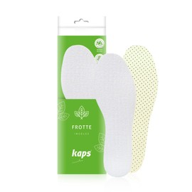 Frotte Einlegesohlen, Bequeme und hygienische Schuheinlagen, Frische und Hygiene für Schuhe, Barfußsohlen für den Sommer von Kaps (45 EUR / 11 UK)