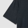 JAJU [JAJU] Men's Rayon Stretch Short Sleeve Lounge T-Shirt_Melange Navy