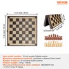 VEVOR Magnetic Wooden Chess Game 29 x 29 cm Chess