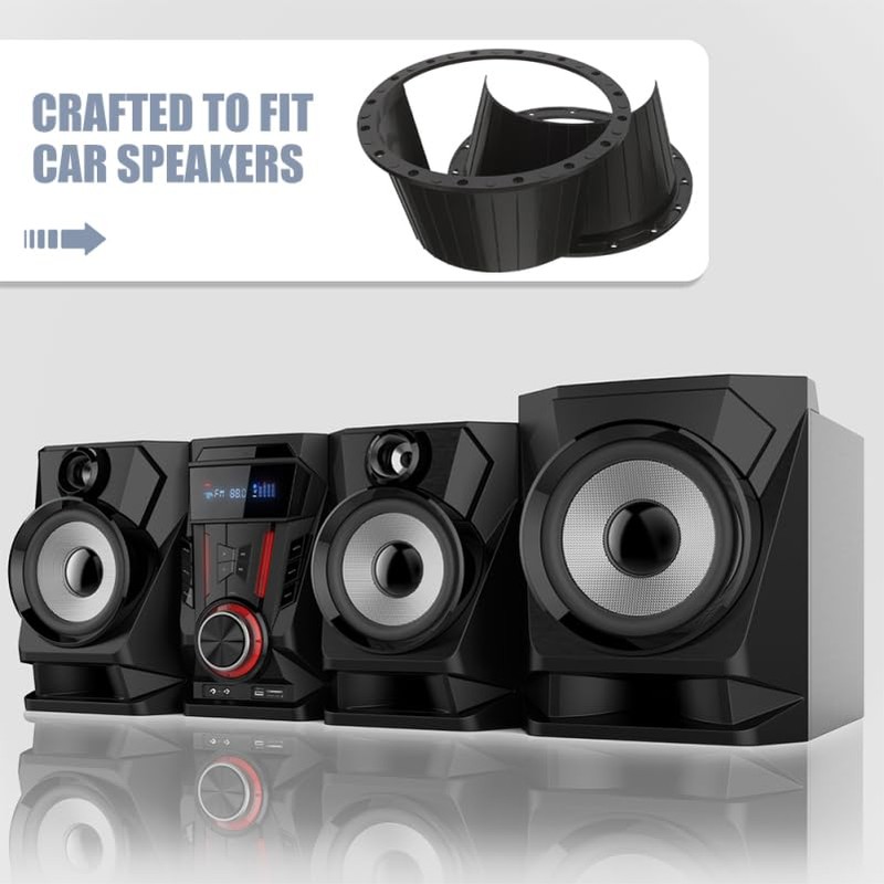 LIFKOME 4pcs Speaker Waterproof Cover Speaker Parts Car Speaker Spacer