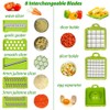 16-in-1 Vegetable Chopper and Slicer Set, Multi-Blade Kitchen Mandoline with