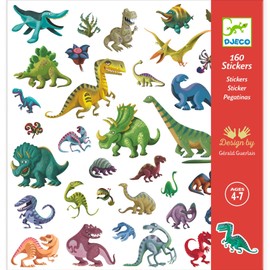 Djeco DJ08843 Stickers-Dinosaurs Novelty