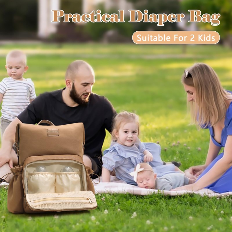 miss fong Diaper Bag Backpack - Baby Diaper Bag Neoprene