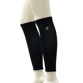 Qtto Raku Foot Supporter (Black, Short Size (Length 12.6 inches)