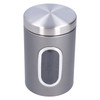 3Pcs Storage Jar Stainless Steel Food Tea Nut Container with