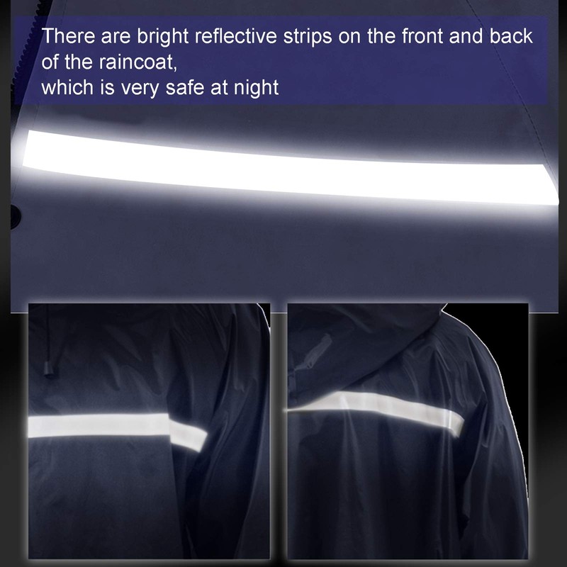 ioutdoor Raincoat, 100% Waterproof, 3 Colours, 3 Sizes - Marine