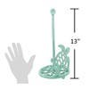 The Bridge Collection Cast Iron Paper Towel Holder with Sea