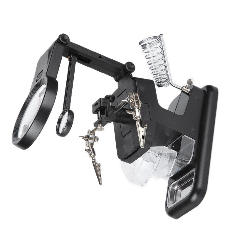 TH‑7026 Desktop Magnifying Glass with 10LED Light Welding Magnifying Glass