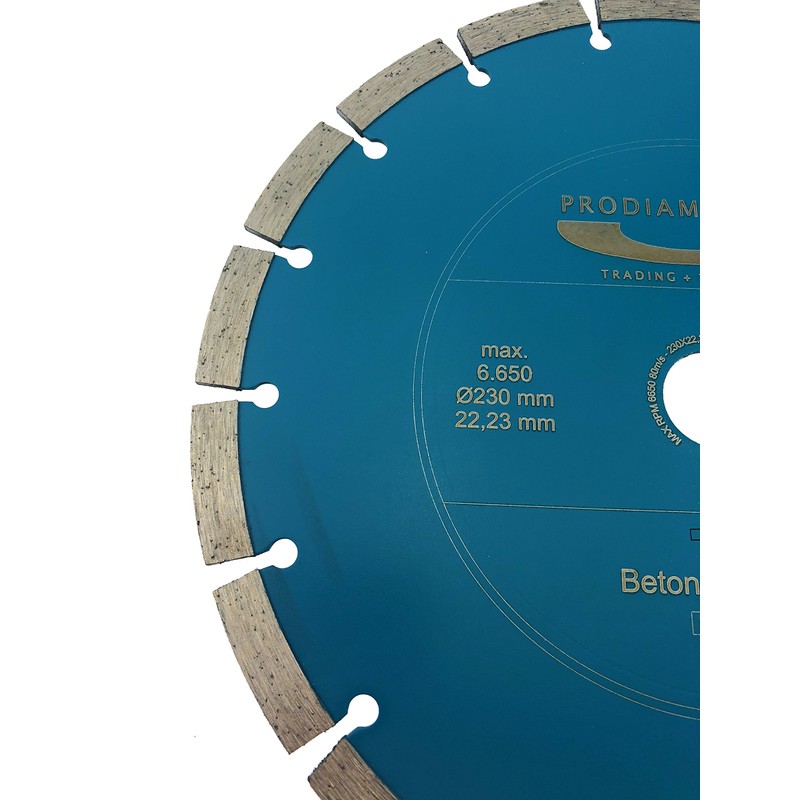 PRODIAMANT Diamond Cutting Disc Concrete 230 mm x 22.2 mm