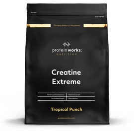 Protein Works Protein Works - Creatine Extreme Powder, Creatine Formula, Premium Grade Supplement For Lean Muscle Growth, With Beta Analine, Tropical Punch, 750 g