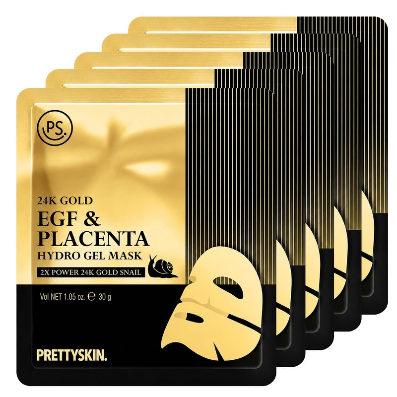 PRETTYSKIN Mascarilla De Hidrogel Con Huevo De Caracol Y Placenta
