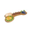 REHITAY Bamboo Cheese Board Set,Charcuterie Meat and Cheese Platter,Bamboo Serving