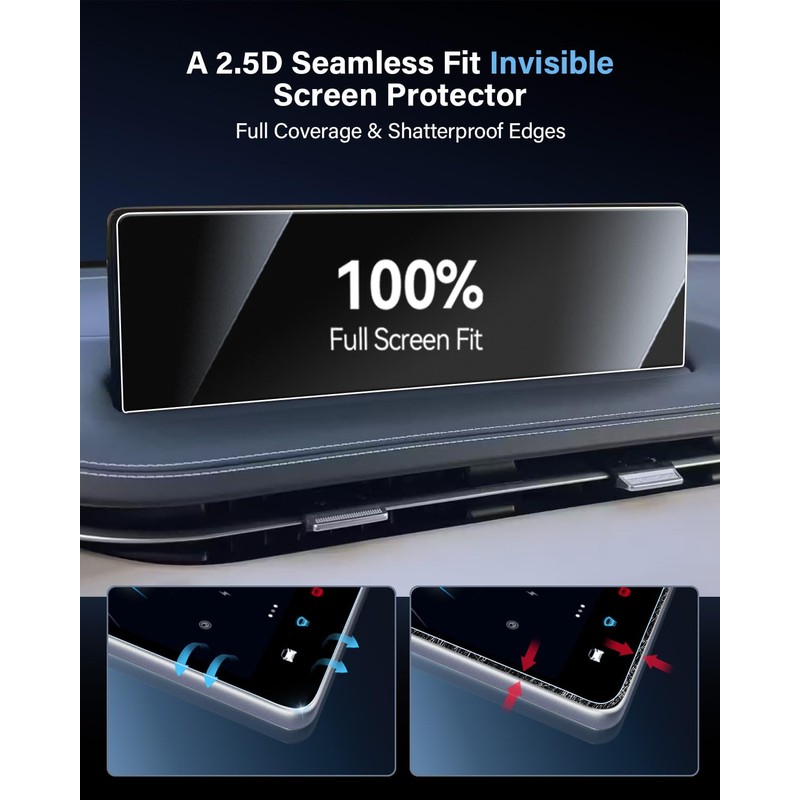 WEIPIN For 2022-2025 GV70 Screen Protector 14.5 Inch Glossy Tempered