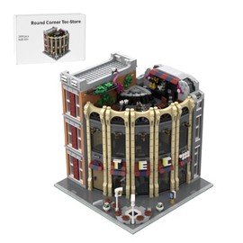 MOC-203717 - Juego de bloques de construcción de arquitectura realista MOC, perfecto para decoración del hogar, 2691 piezas                           