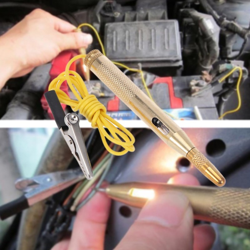 OSALADI 6V 12V 24V DC Car Test Light Car Voltage