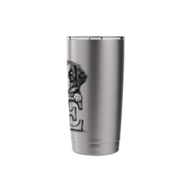 Greater Swiss Mountain Dog Peeking Love Design Stainless Steel Insulated Tumbler