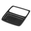 Carbon Fiber Style Rear Seat Water Cup Holder Frame Trim