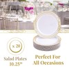 Silver Spoons Fancy Side Plates | 20 pc | Heavy
