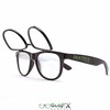 GloFX Matrix Double Diffraction Glasses - Black Intense Rave Party