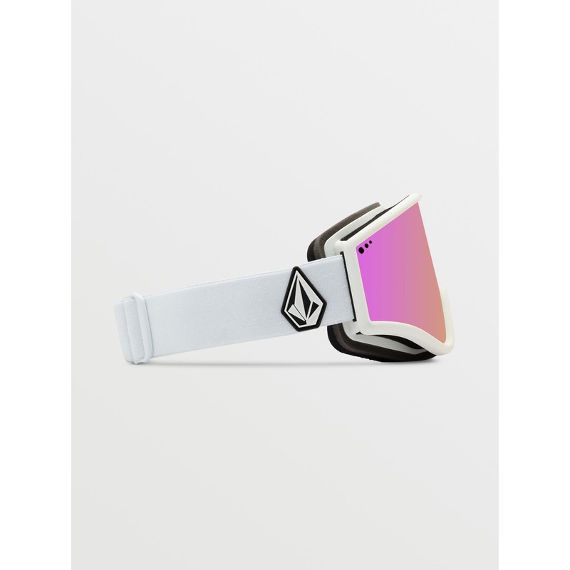 Volcom - Yae Goggles Matte White + Bonus Lens Yellow/Pink
