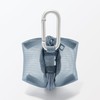 Muji 84475580 Nylon Mesh Compact Pouch, Blue, Approx. 2.8 x