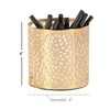 Deco 79 57413 Pencil Holder, Gold
