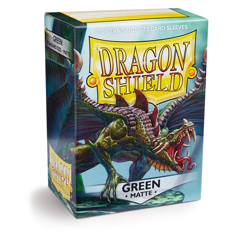 Arcane Tinmen Dragon Shield Standard Sleeves - Matte Green (100