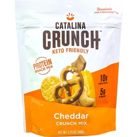 CATSNK CHEDDAR CRNCH MIX ( 6 X 6 OZ )