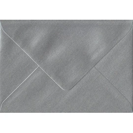 Metallic Silver G4-152 mm x 216 mm (8.5 inch x 6 inch) 100gsm Gummed Envelope (Pack of 50)