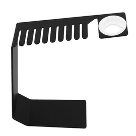 OSALADI Smartwatch Charging Dock Weighted Base Multi-Functional Organizer for Watch Straps Black Cradle for Efficient Charging and Storage