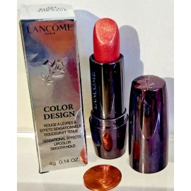 Lancôme LANCOME Color Design LIPSTICK #324 PINK TO THE CLUB Shimmer FULL SIZE .14oz NEW