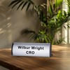 Name Plate for Desk 5 Pack 2.36"x10", Aluminum Office Name