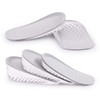 SAUDEfoot 1 Pair Gel Height Increase Heel Insoles,Invisible Shoe Lifts