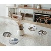 4 x Round Wild Wolf Coasters - Wolves Dog Animals