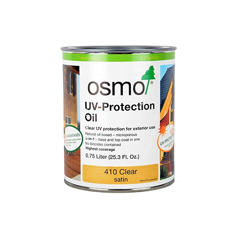 Osmo - UV-Protection Oil - 410 Clear - 0.75 Liter