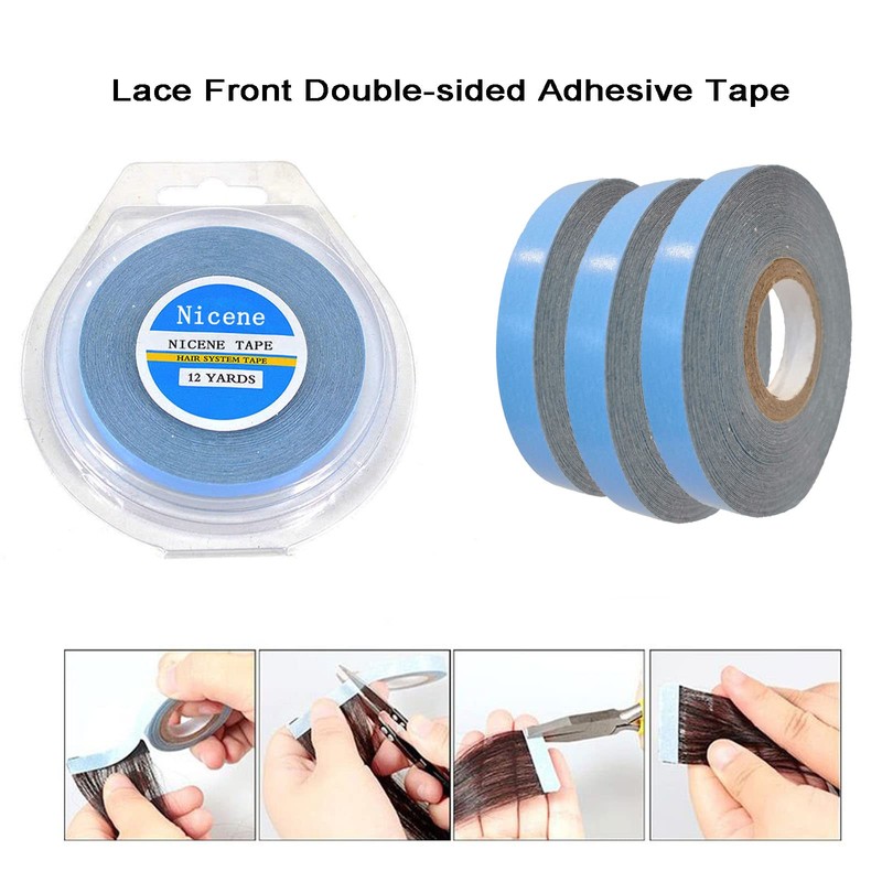 Cinta de soporte frontal de encaje para pelucas, Toupee, piezas